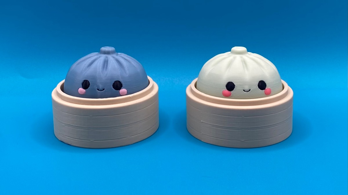 3D Printed Clicker - Bao Bun Buddy