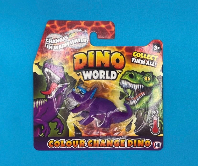 Dino World Colour Change Dinosaur - Purple/Blue
