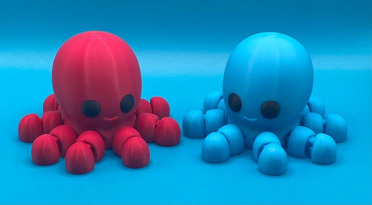 3D Printed Wiggle - Octopus
