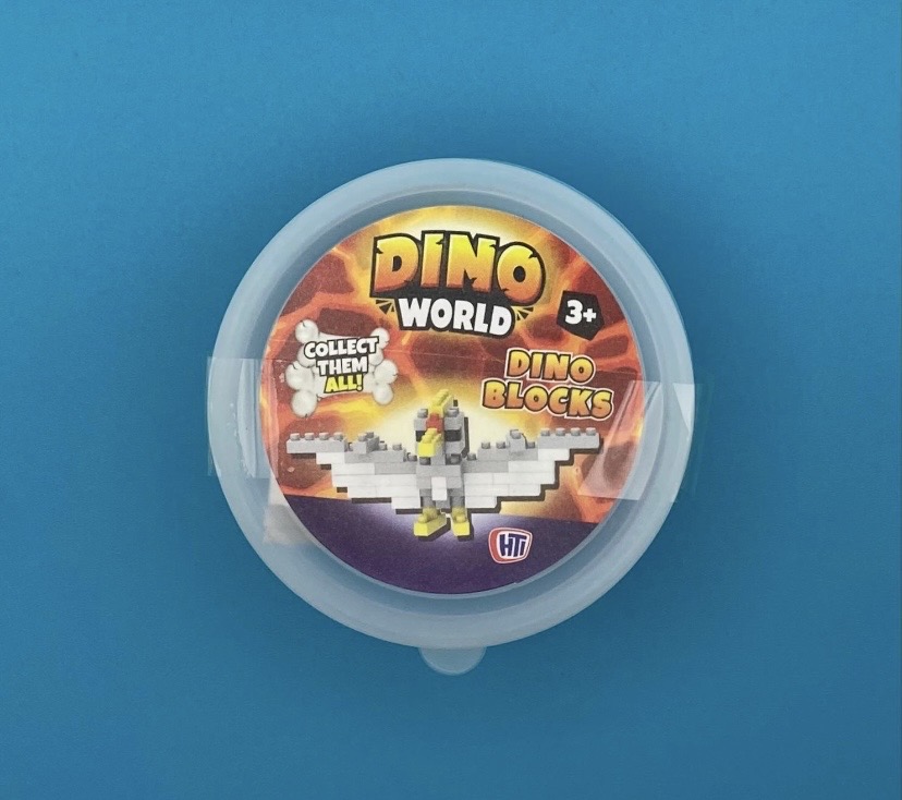 Dino World Bricks Dinosaur - White Pterodactyl