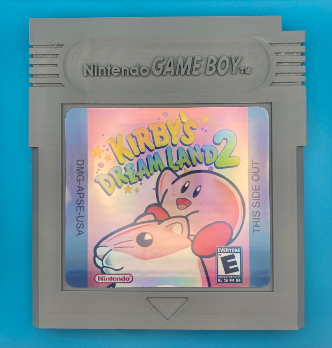 3D Printed Gameboy Game Cartridge - Kirby’s Dreamland 2