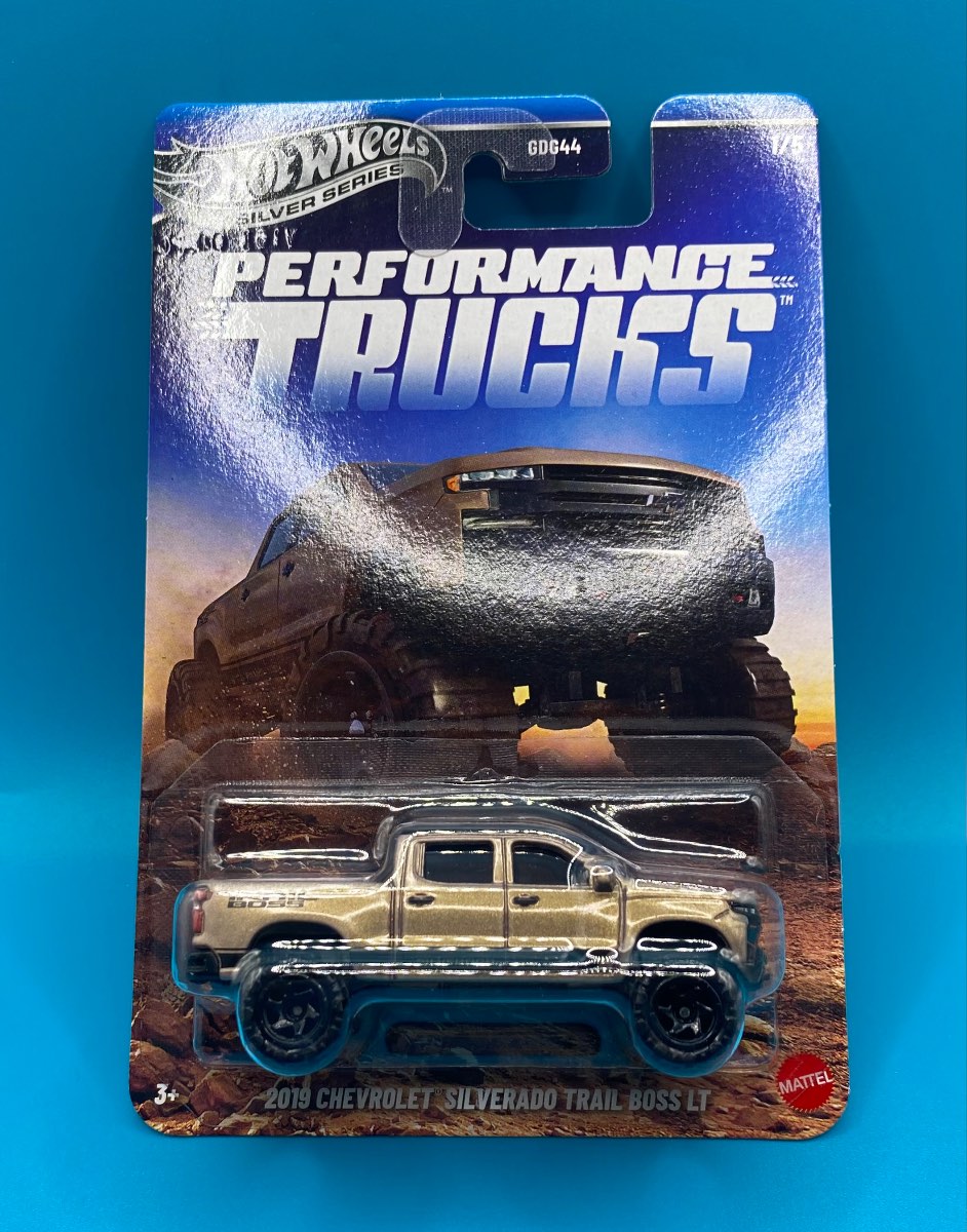 Hotwheels Silver Series Performance Trucks - 2019 Chevrolet Silverado Trail Boss LT