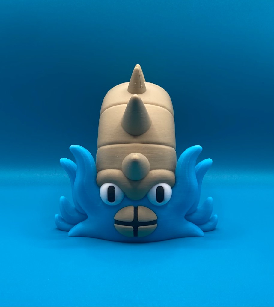 3D Printed Pokémon - 10cm Omastar