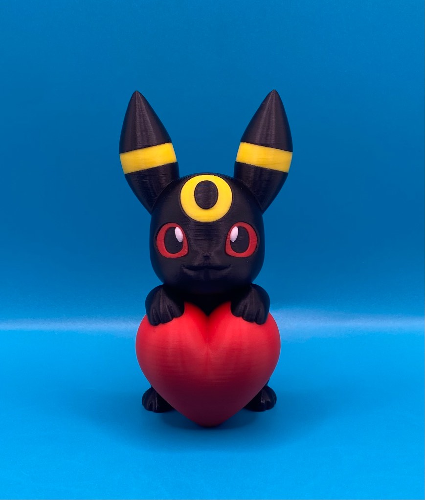 3D Printed Pokémon - 10cm Valentines Umbreon