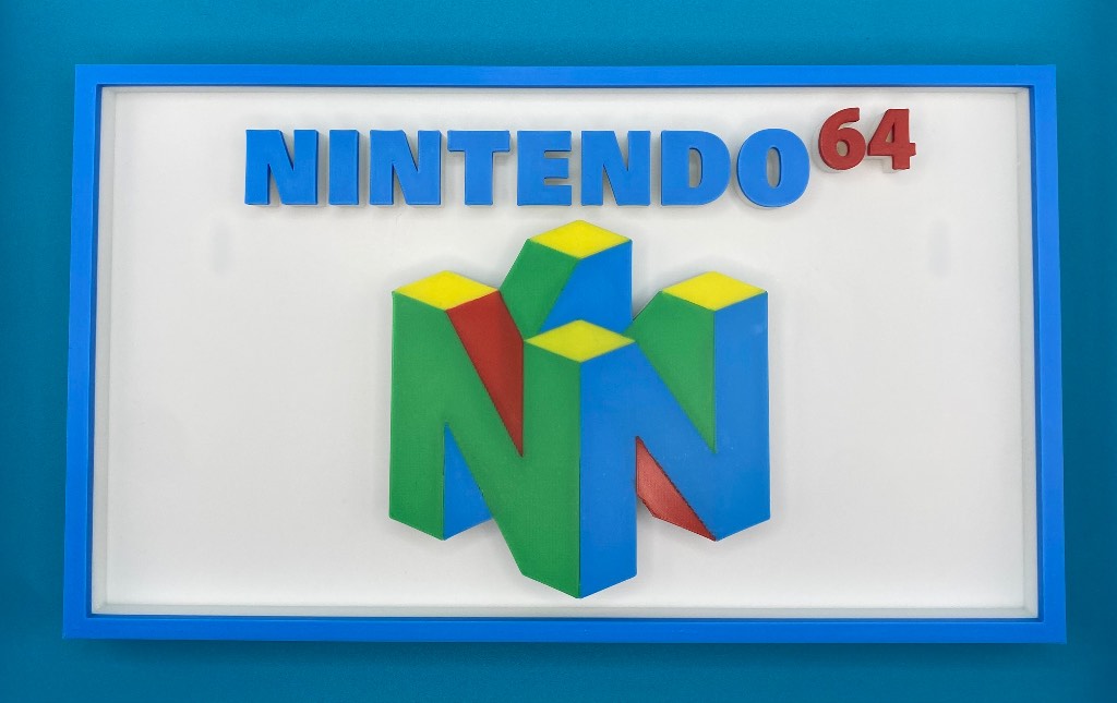 3D Printed Sign - Nintendo 64