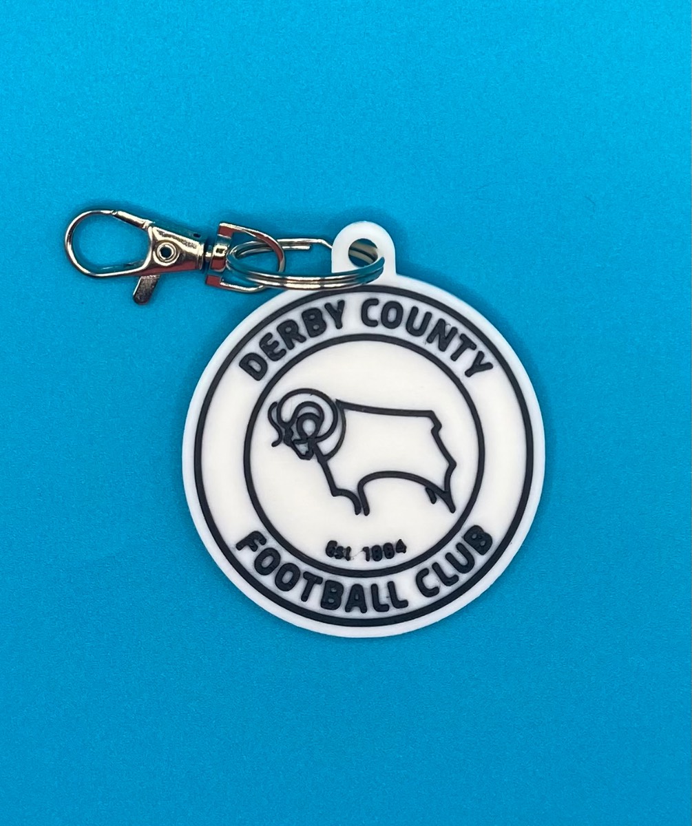 3D Printed Keyring - Derby County