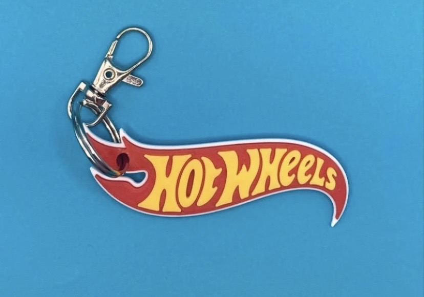 3D Printed Keyring - Hotwheels
