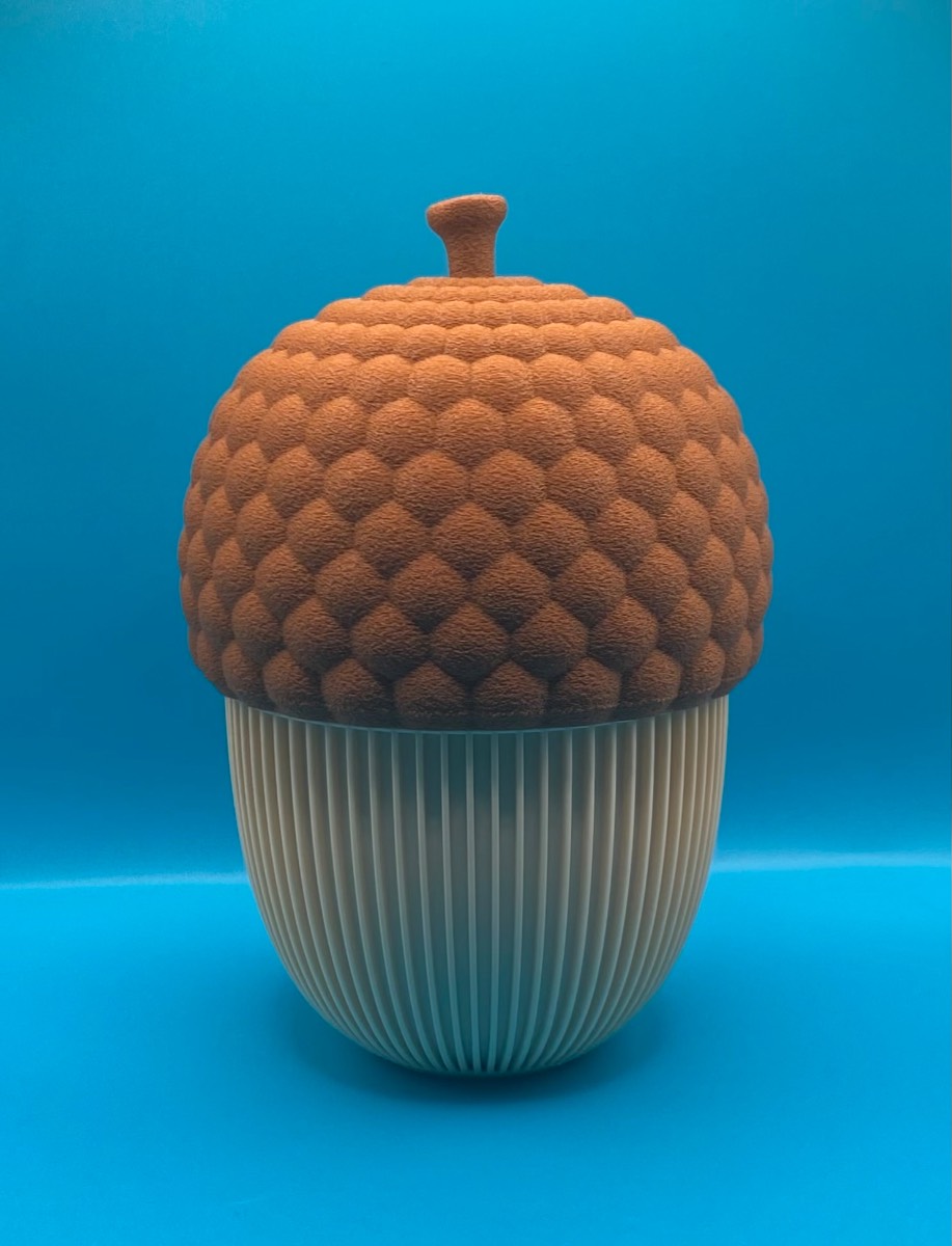3D Printed Large Acorn Storage Ornament