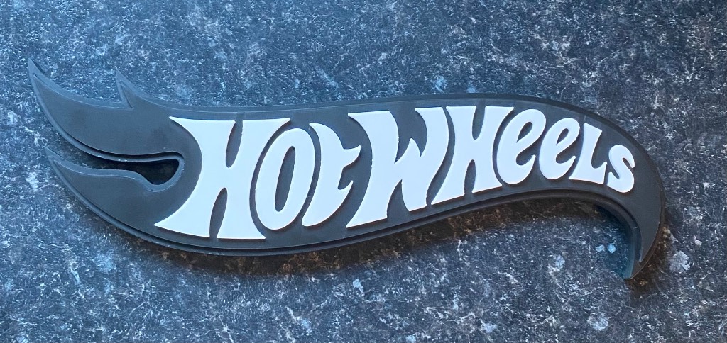 3D Printed Wall Sign - Hotwheels