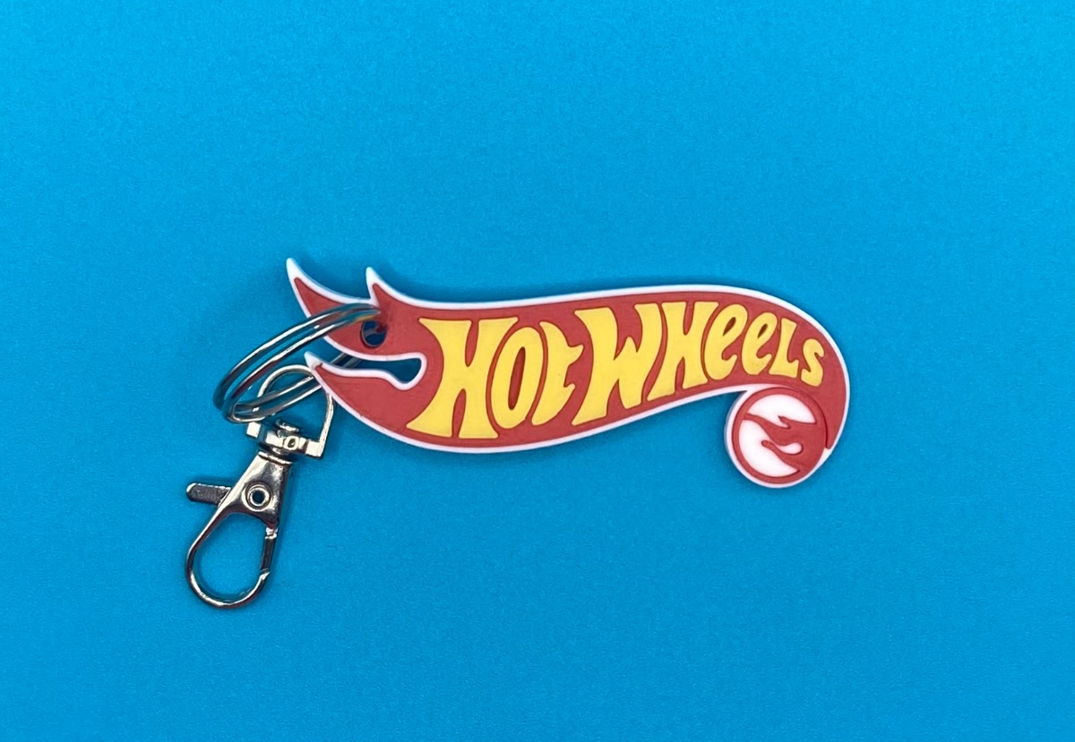 3D Printed Keyring - Hotwheels Treasure Hunt