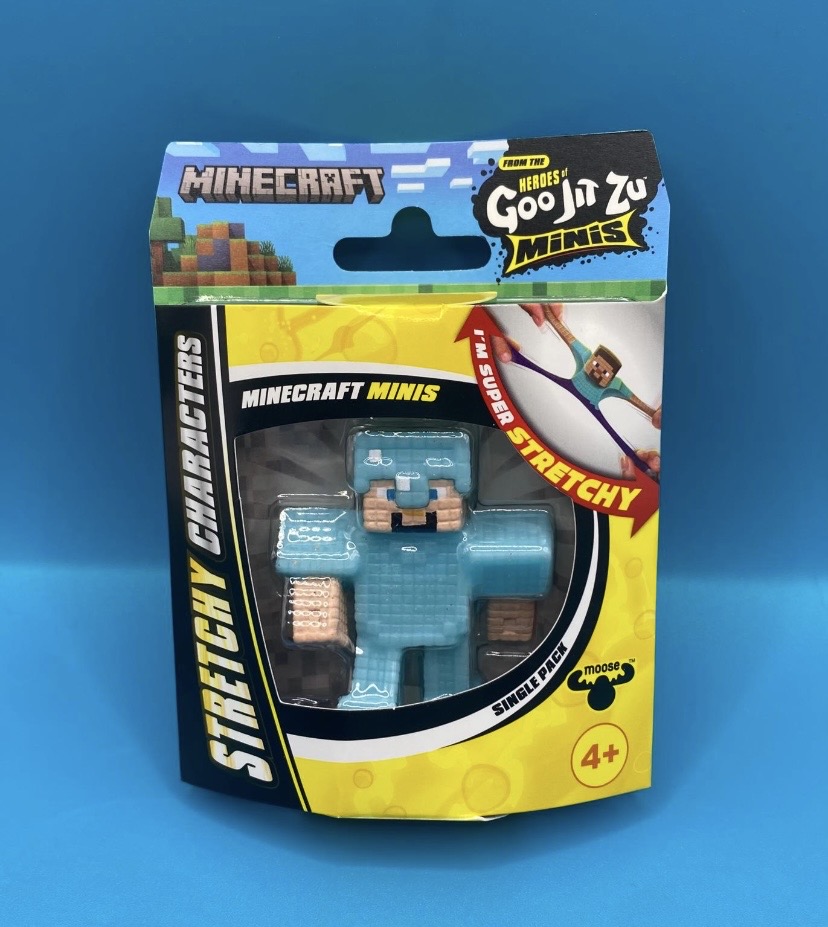 Goo-Jit-Zu Mini Minecraft Figure - Diamond Armour Steve