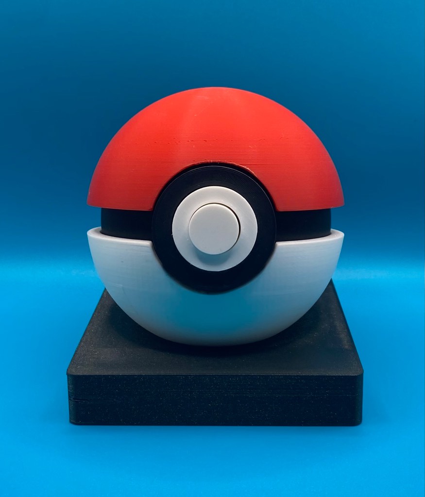 3D Printed Pokeball With Stand