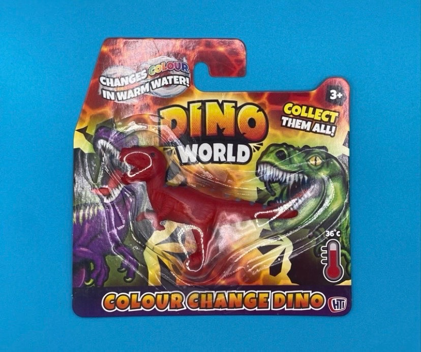 Dino World Colour Change Dinosaur - Red