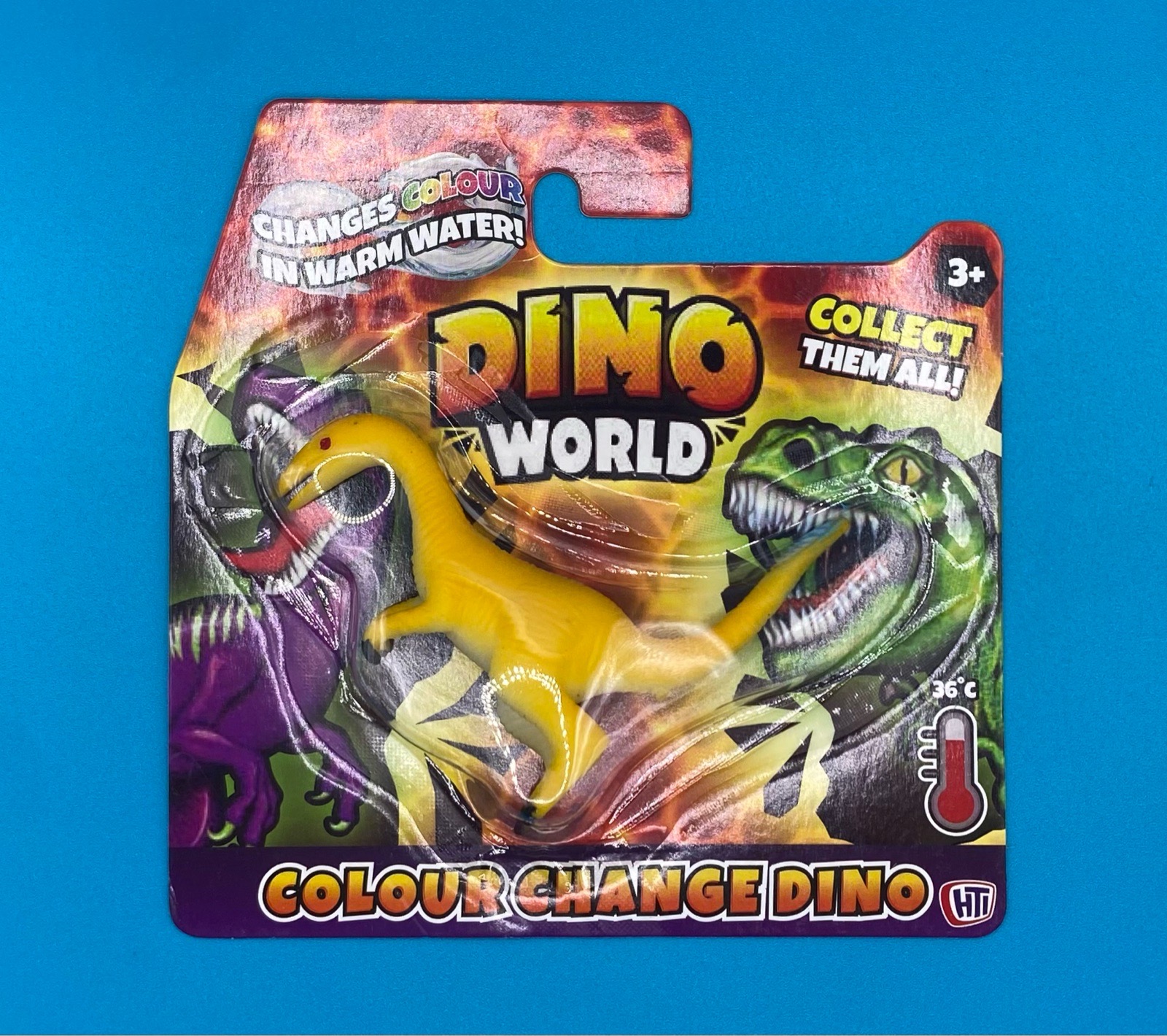 Dino World Colour Change Dinosaur - Yellow