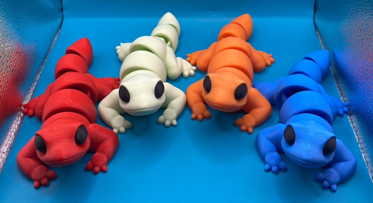 3D Printed Wiggle - Lizard