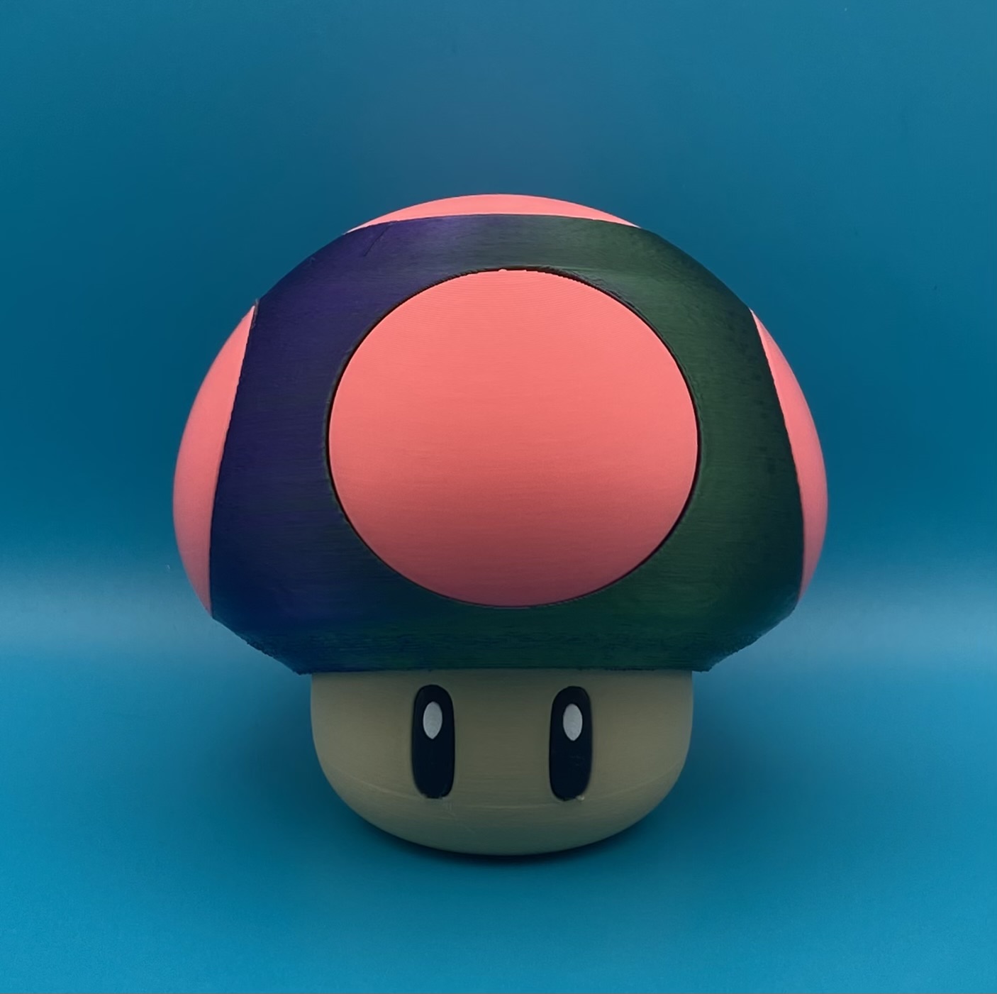 3D Printed Super Mario Poison Mushroom