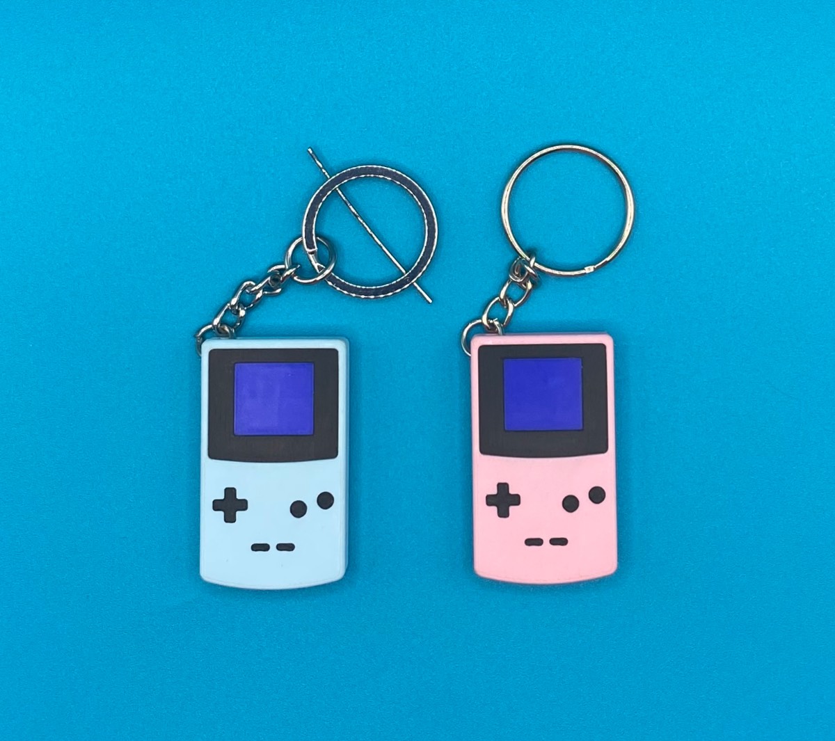 3D Printed Keyring - Gameboy