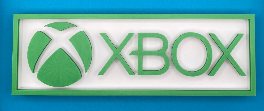3D Printed Sign - Xbox