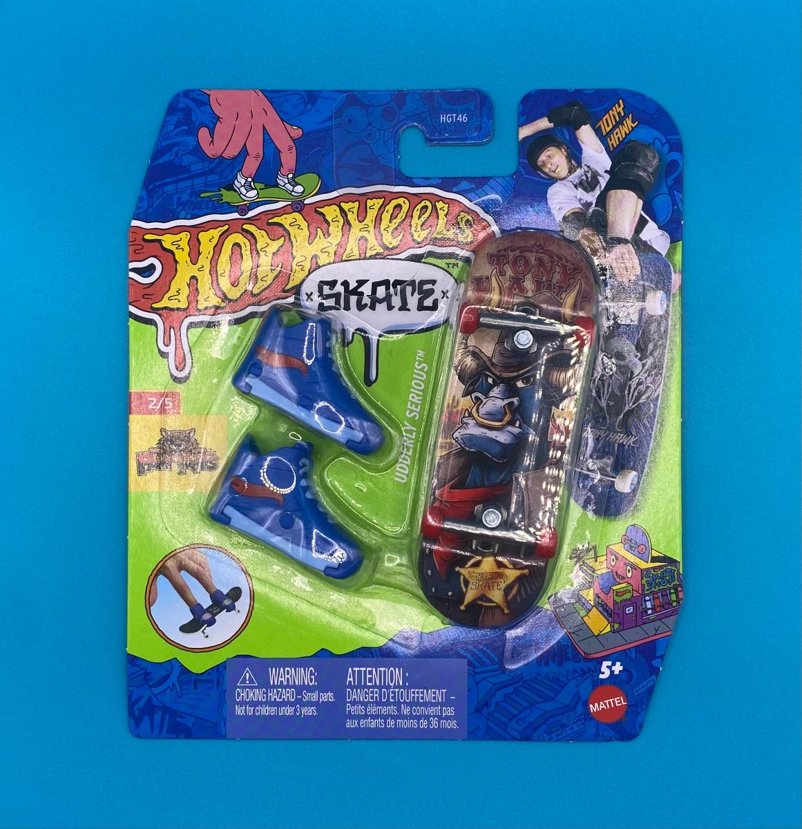 Hotwheels Finger Skateboard - Udderly Serious