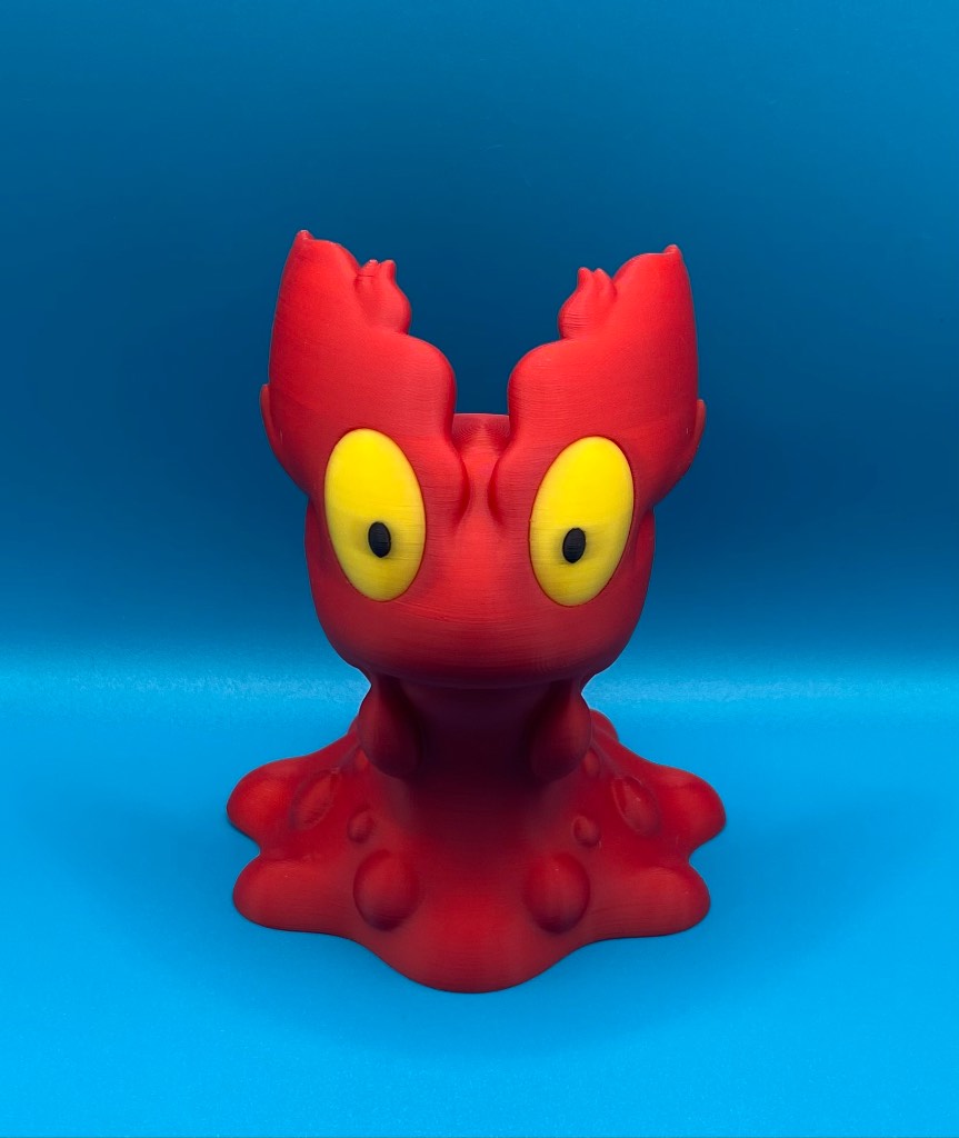 3D Printed Pokémon - 10cm Slugma