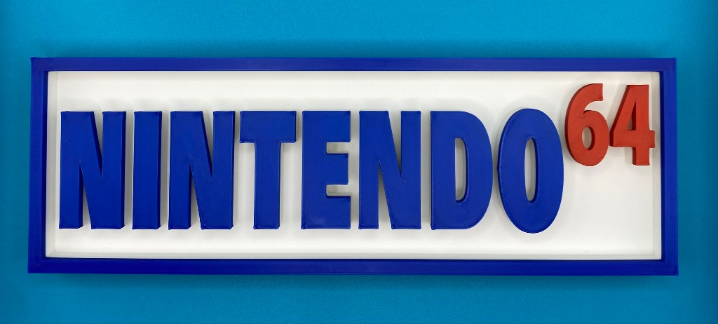 3D Printed Sign - Nintendo64