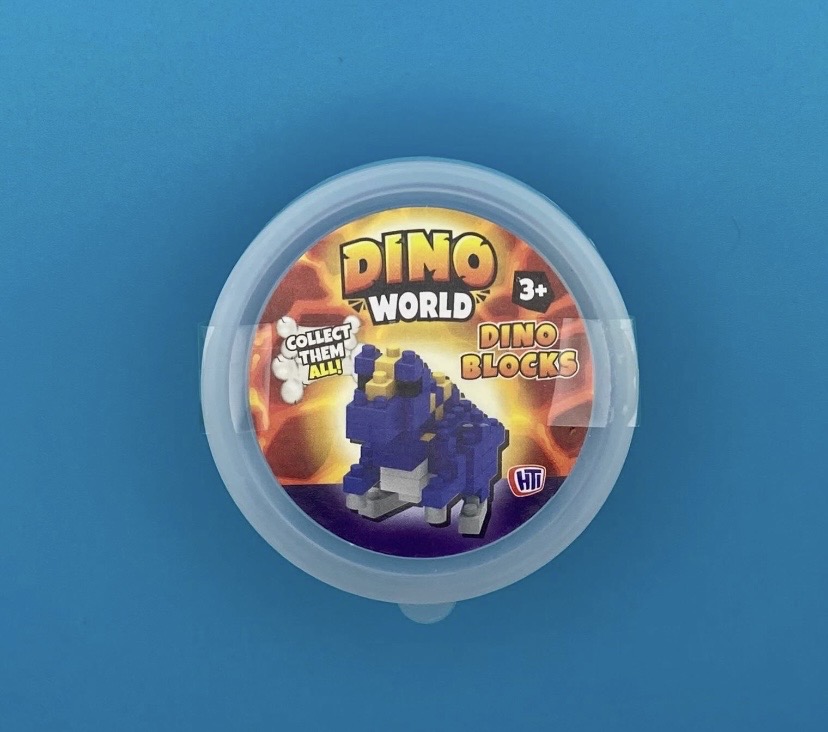 Dino World Bricks Dinosaur - Blue TRex