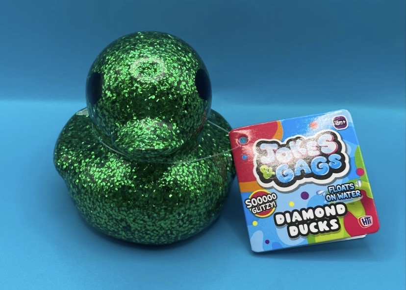 Glitter Duck - Green