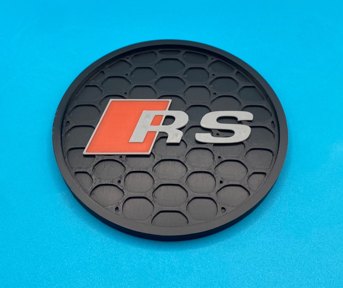3D Printed Coaster - Audi RS