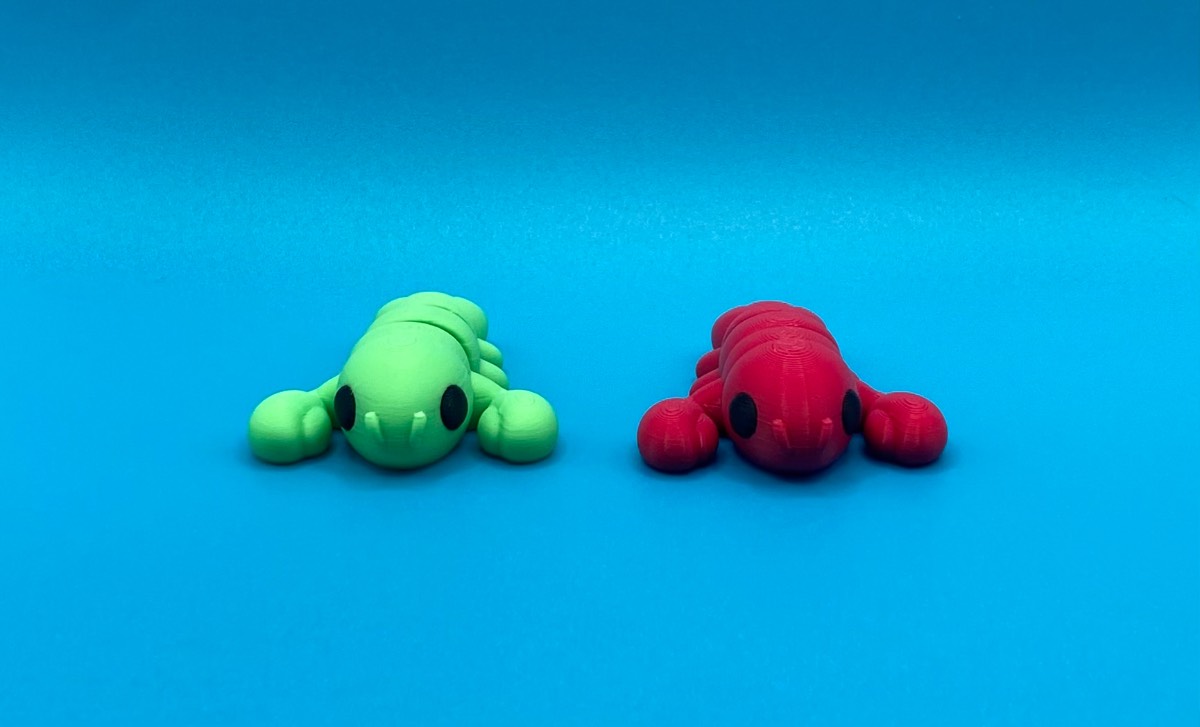 3D Printed Mini Wiggle - Lobster