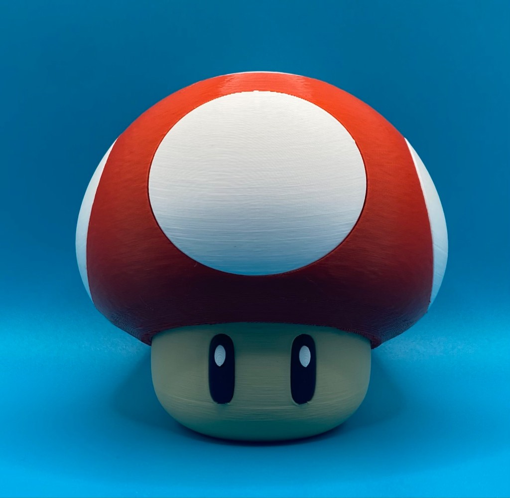 3D Printed Super Mario Mushroom