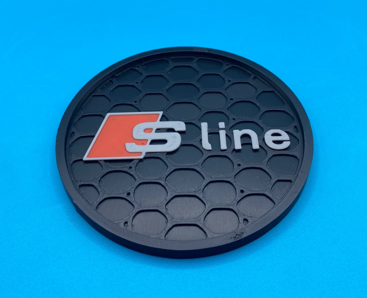 3D Printed Coaster - Audi S Line