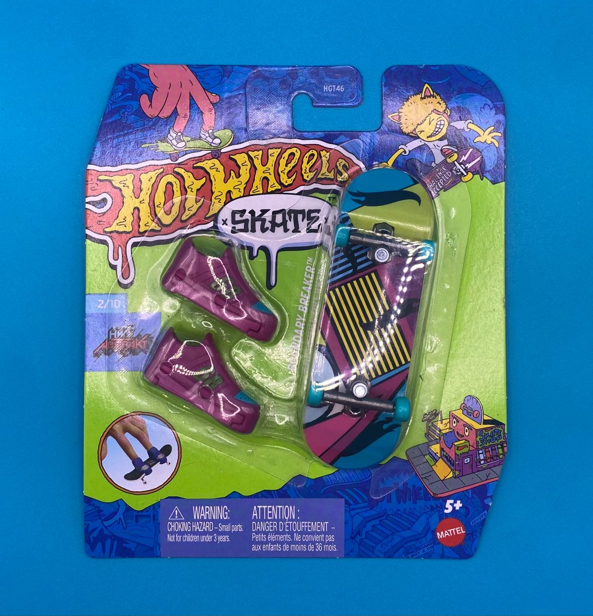 Hotwheels Finger Skateboard - Boundary Breaker
