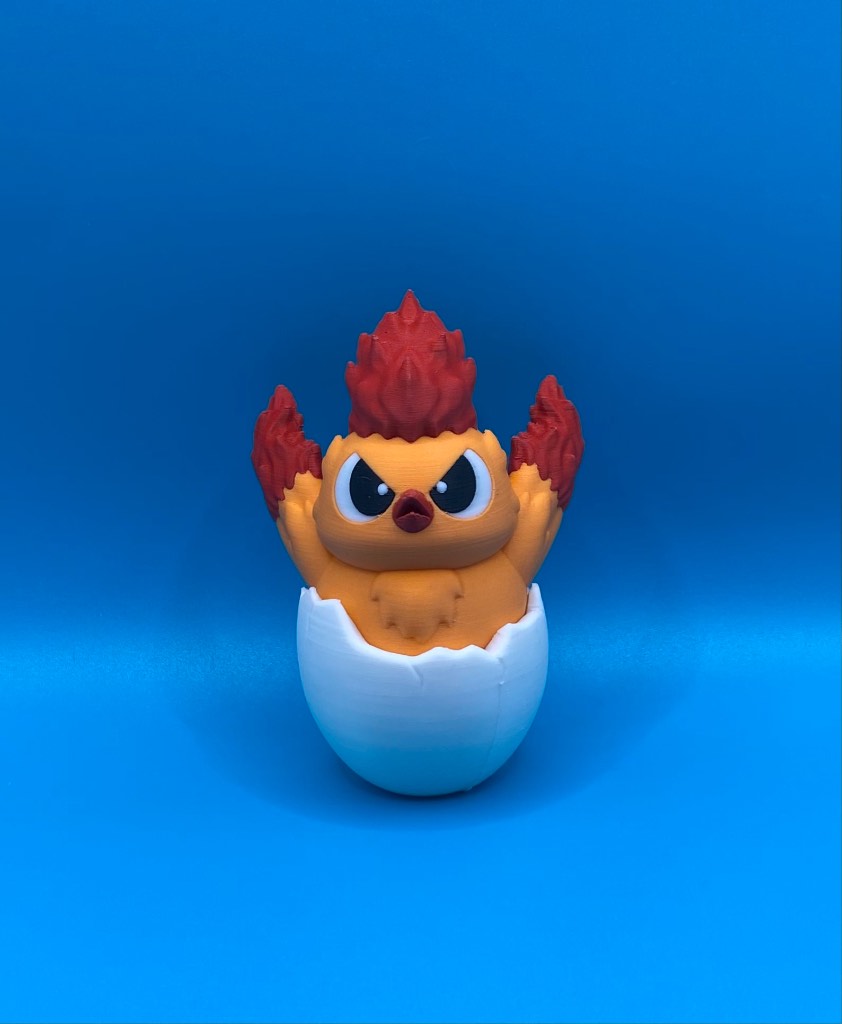 3D Printed Pokémon - 7.5cm Easter Themed Moltres