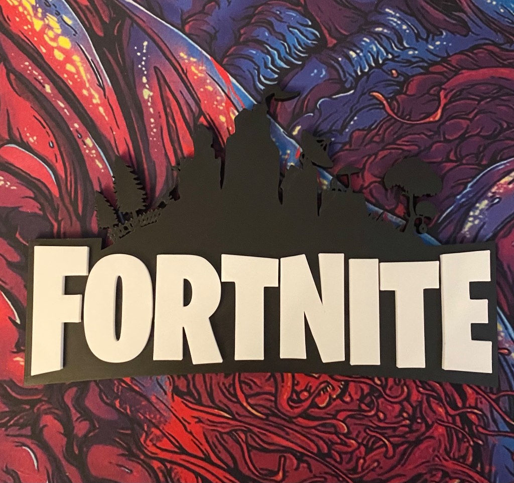 3D Printed Sign - Fortnite