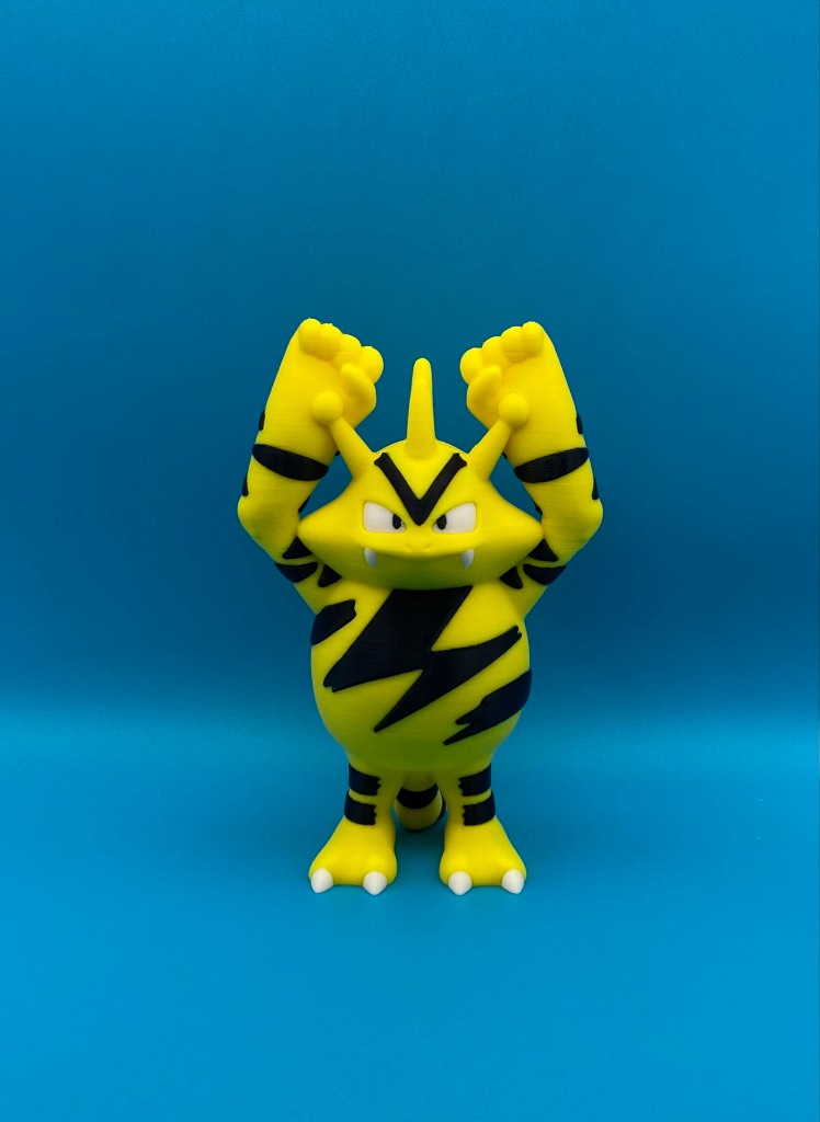 3D Printed Pokémon - 10cm Electabuzz