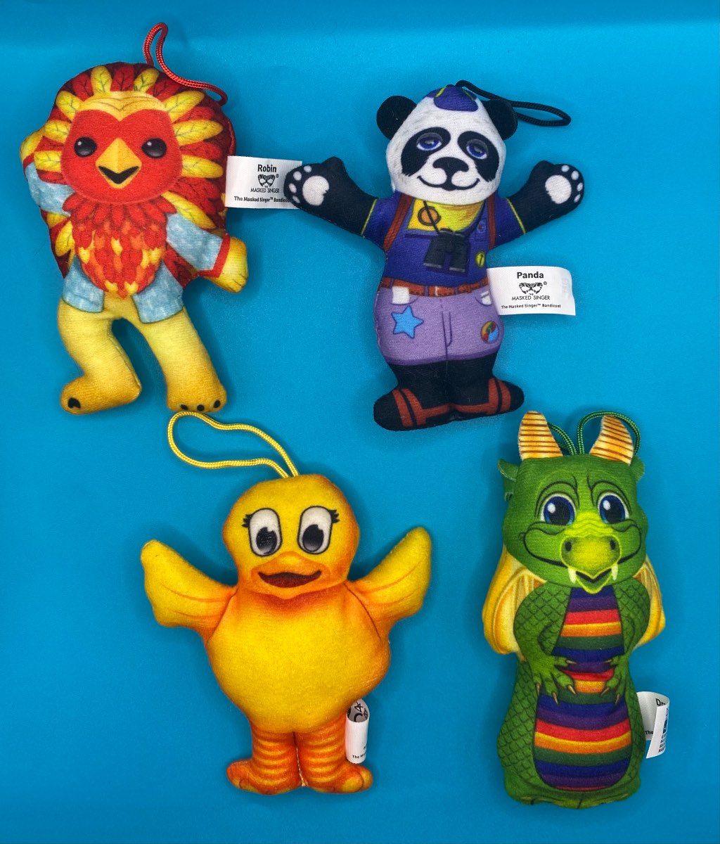 McDonald’s Toy - 4x Masked Singer