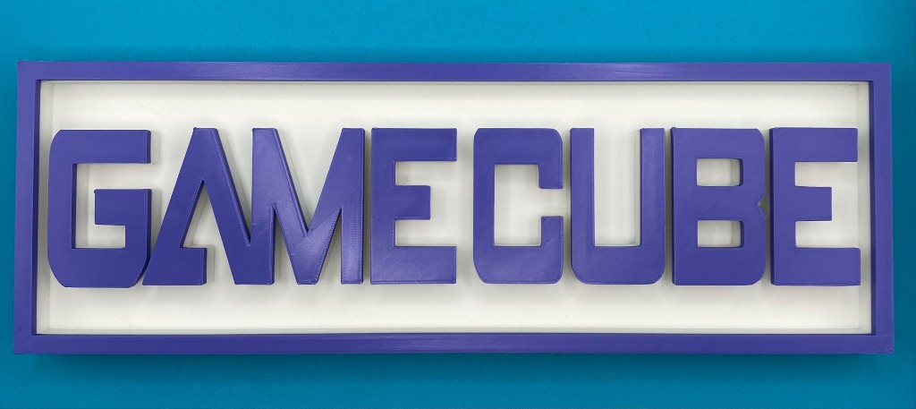 3D Printed Sign - GameCube