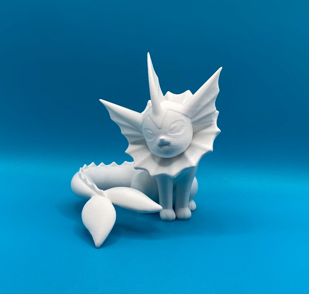 3D Printed Paint Your Own Pokémon - 10cm Vaporeon