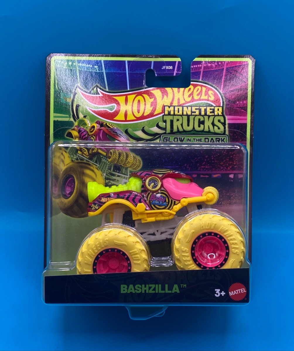 Hotwheels Glow In The Dark Monster Truck - Bashzilla