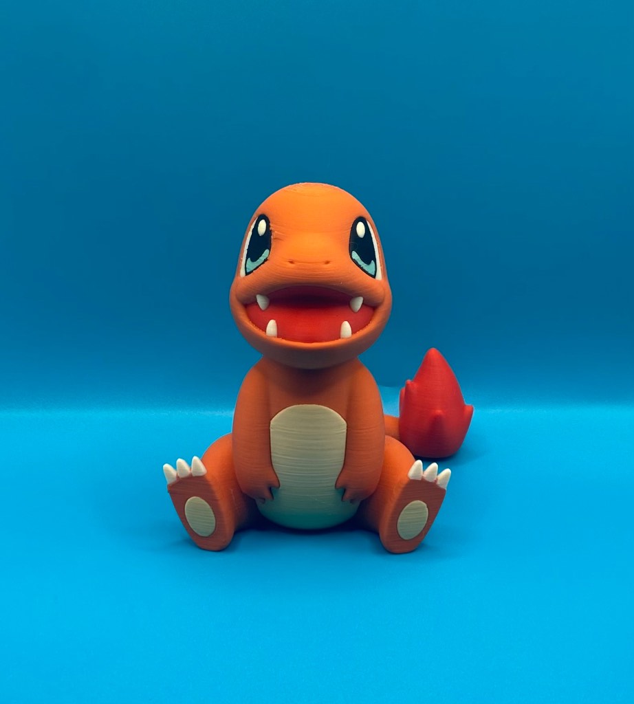 3D Printed Pokémon - 10cm Charmander