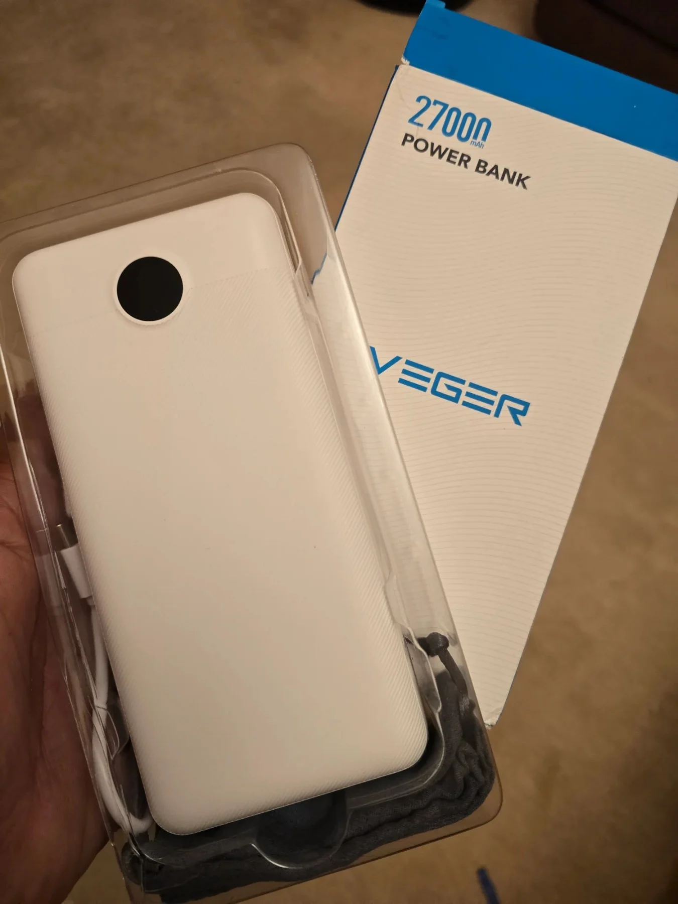 Veger 27,000 mah power bank reduced to clear