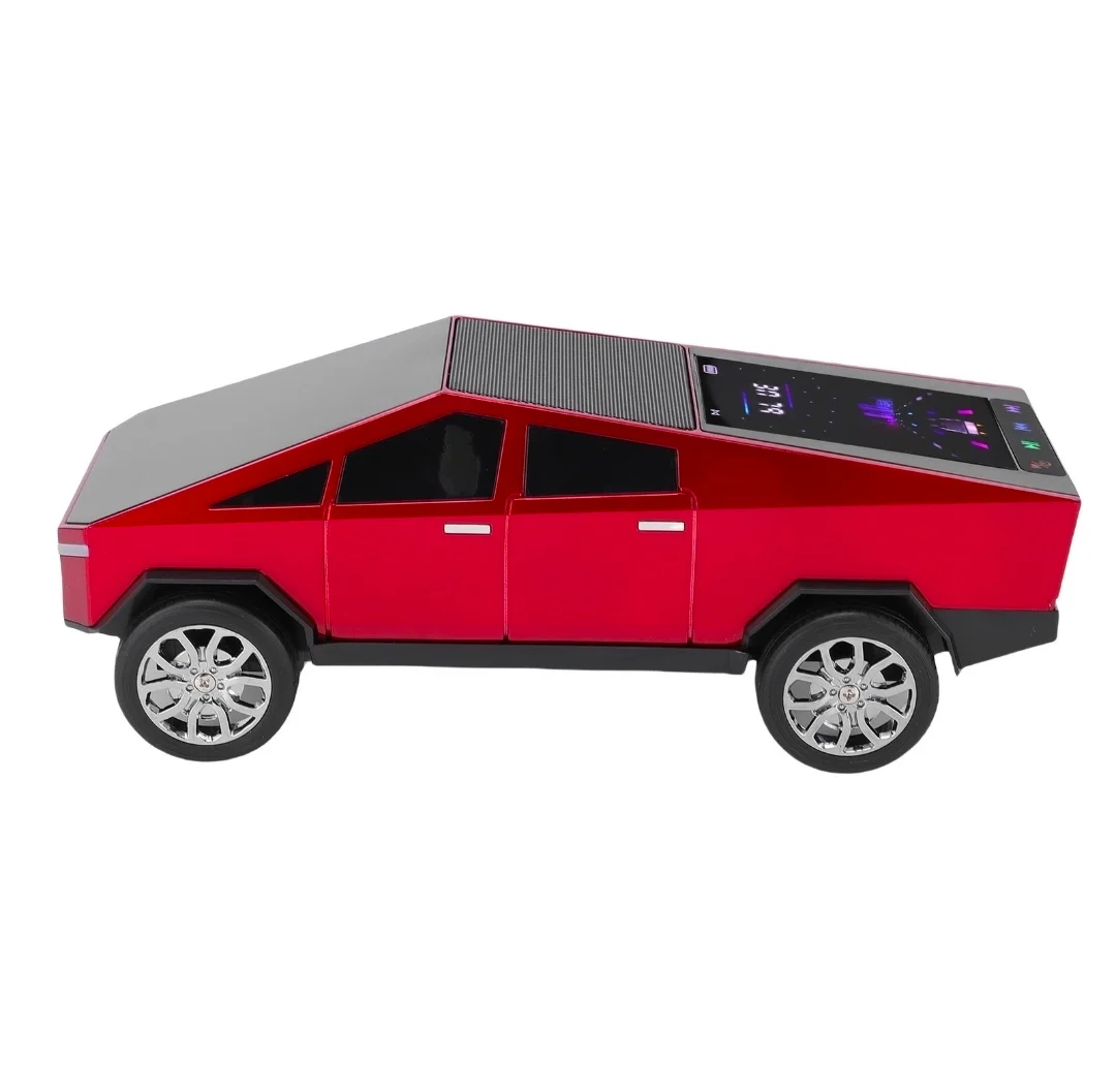 Tesla wireless speaker cyber truck red