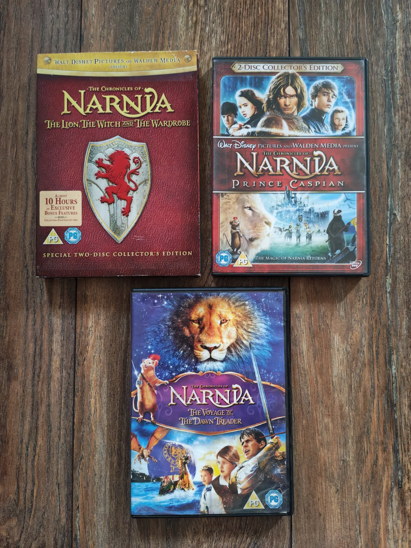 The Chronicles of Narnia Trilogy DVD set