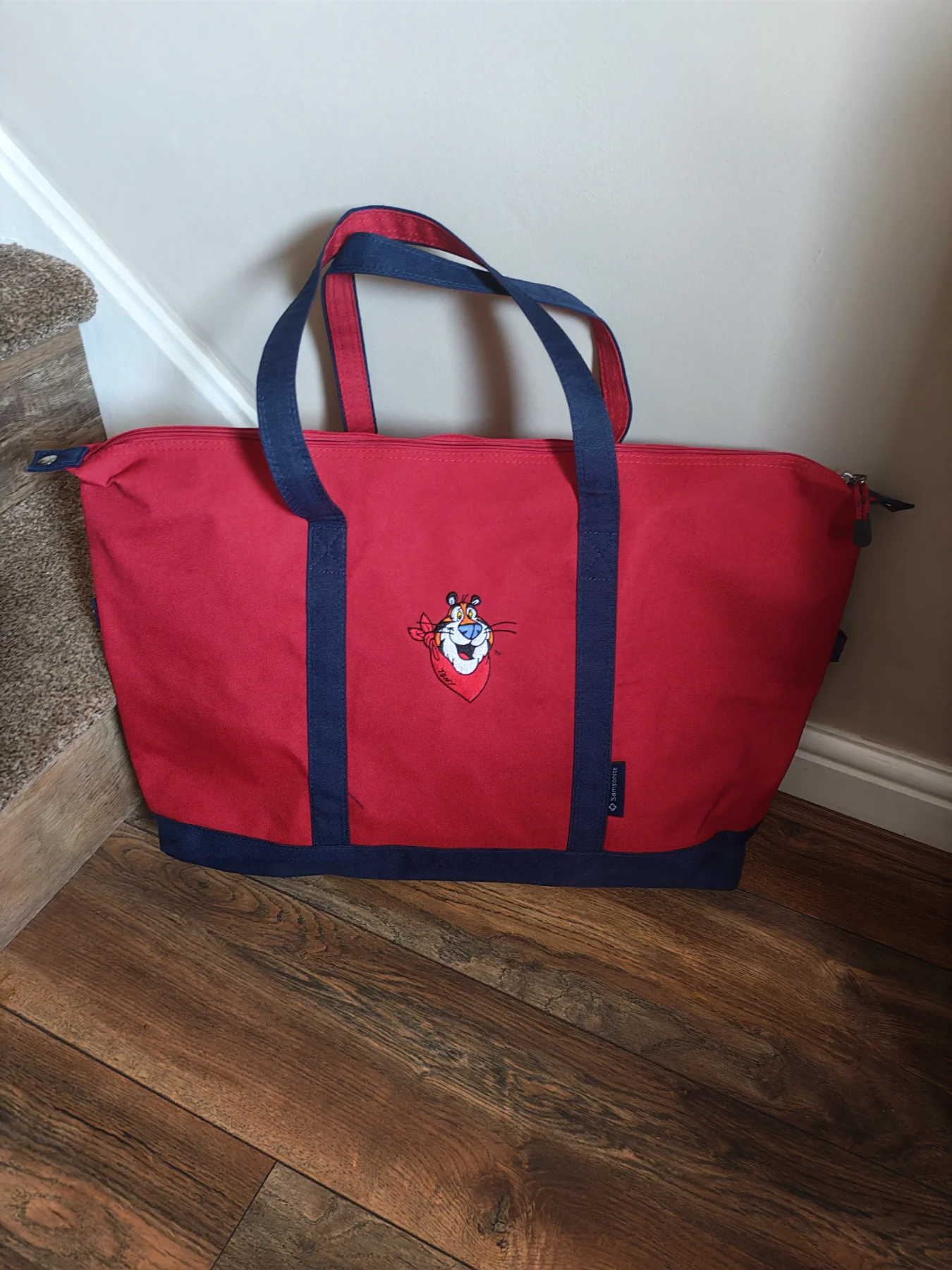 Vintage Samsonite Kellogg's Frosties Travel Bag