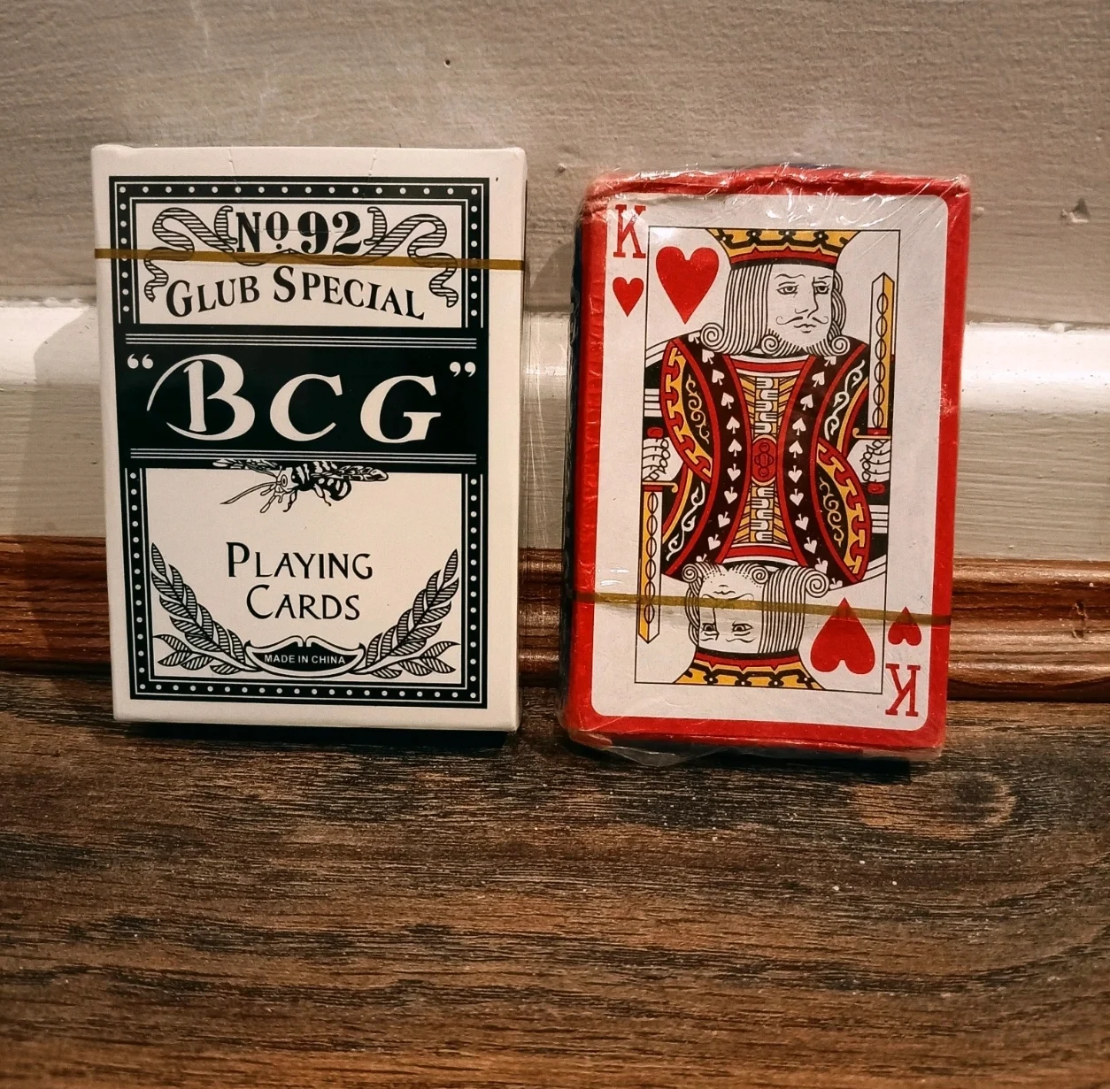 2packs of playing cards