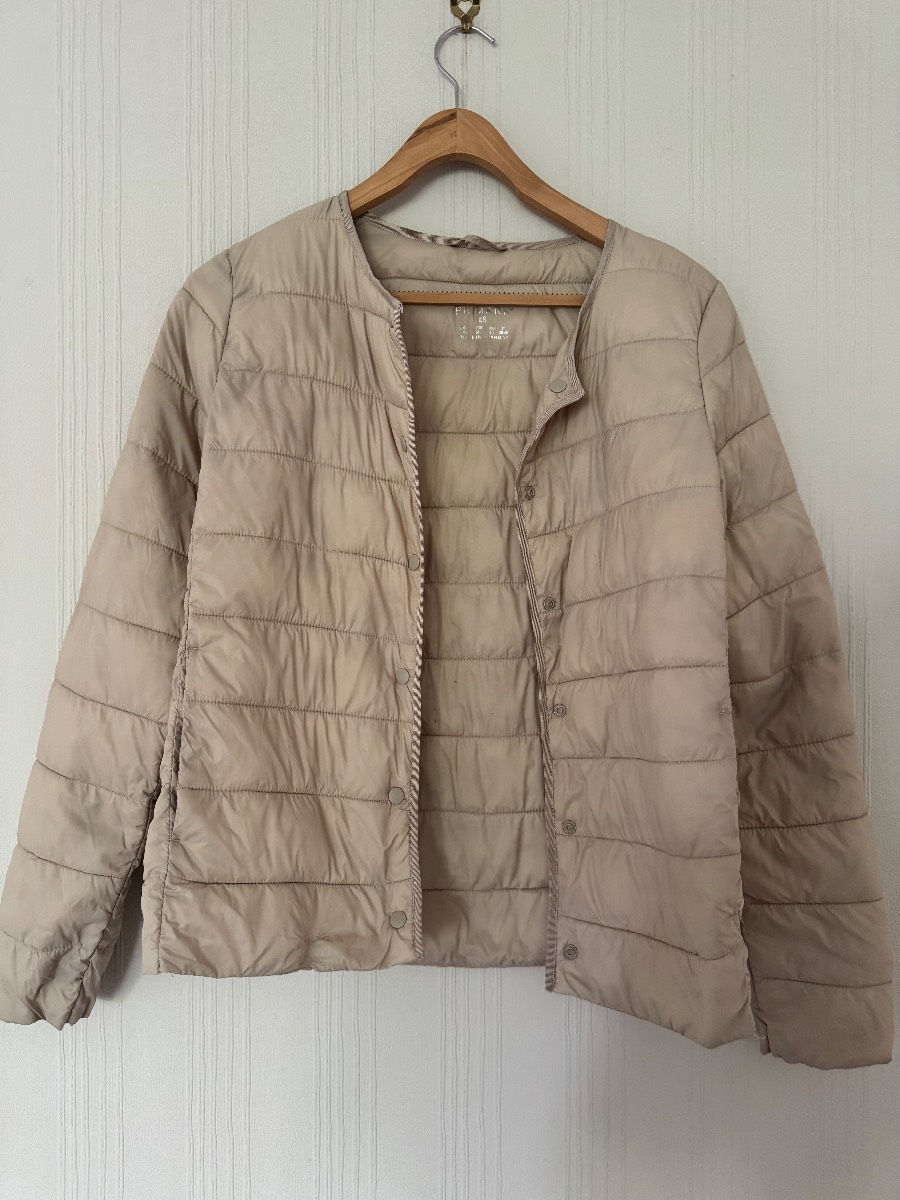 Primark Beige Lightweight Quilted Jacket size xs