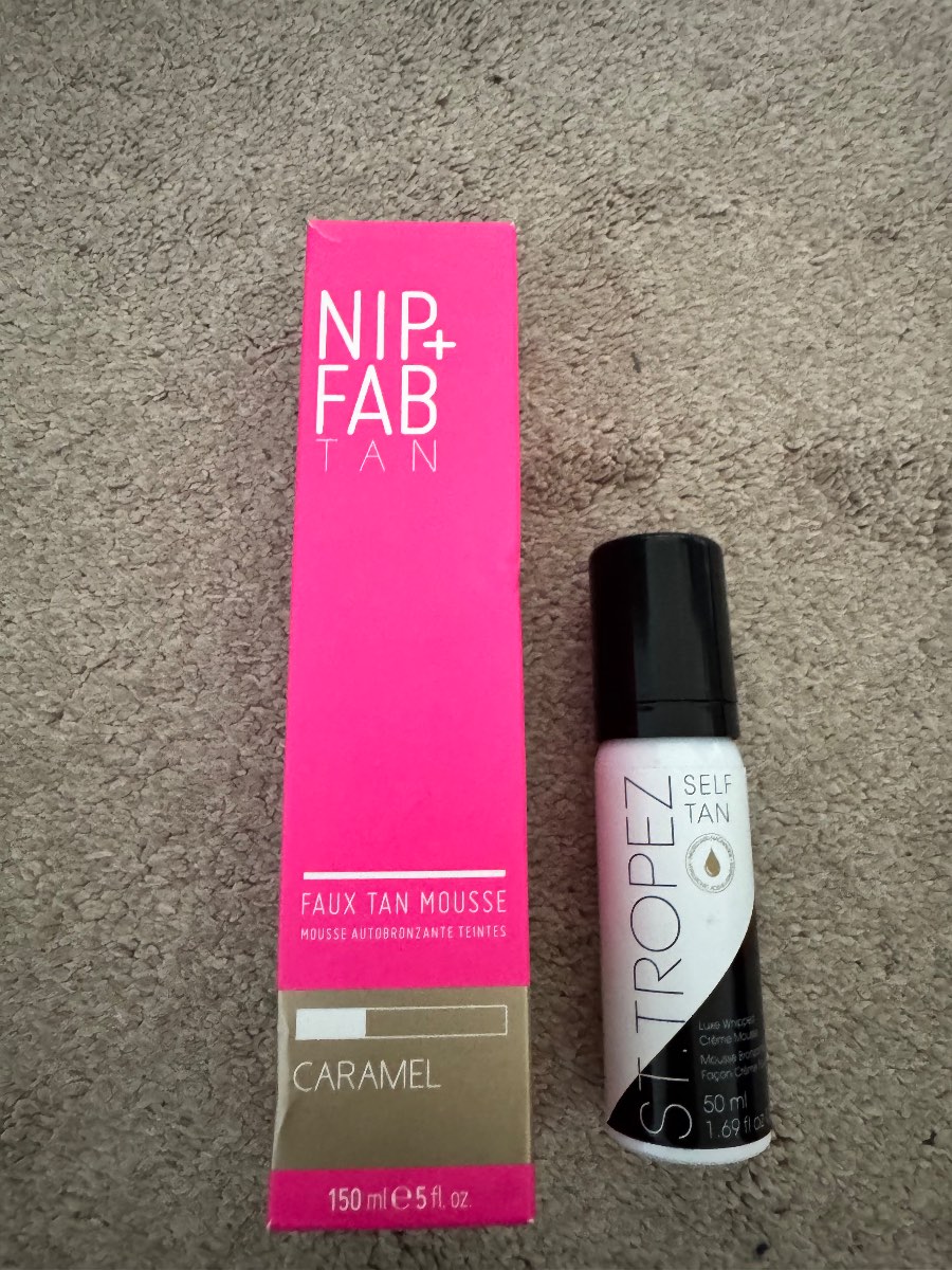 Nip + Fab Tan Faux Tan Mousse Caramel & St. Tropez Self Tan Luxe Whipped Crème Mousse 50ml Bundle