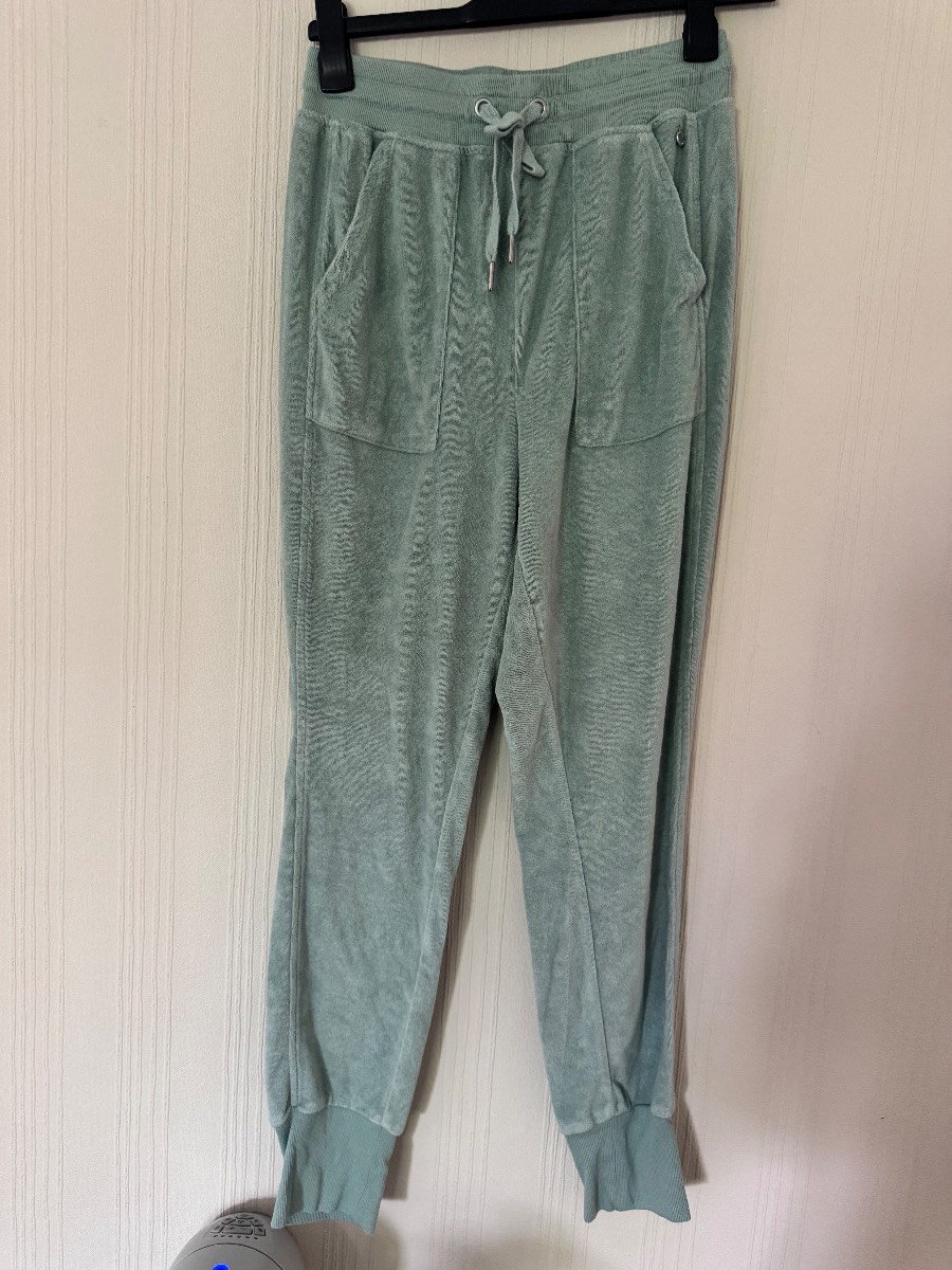 Next Downtime Mint Green Velour Joggers – UK 10 Regular
