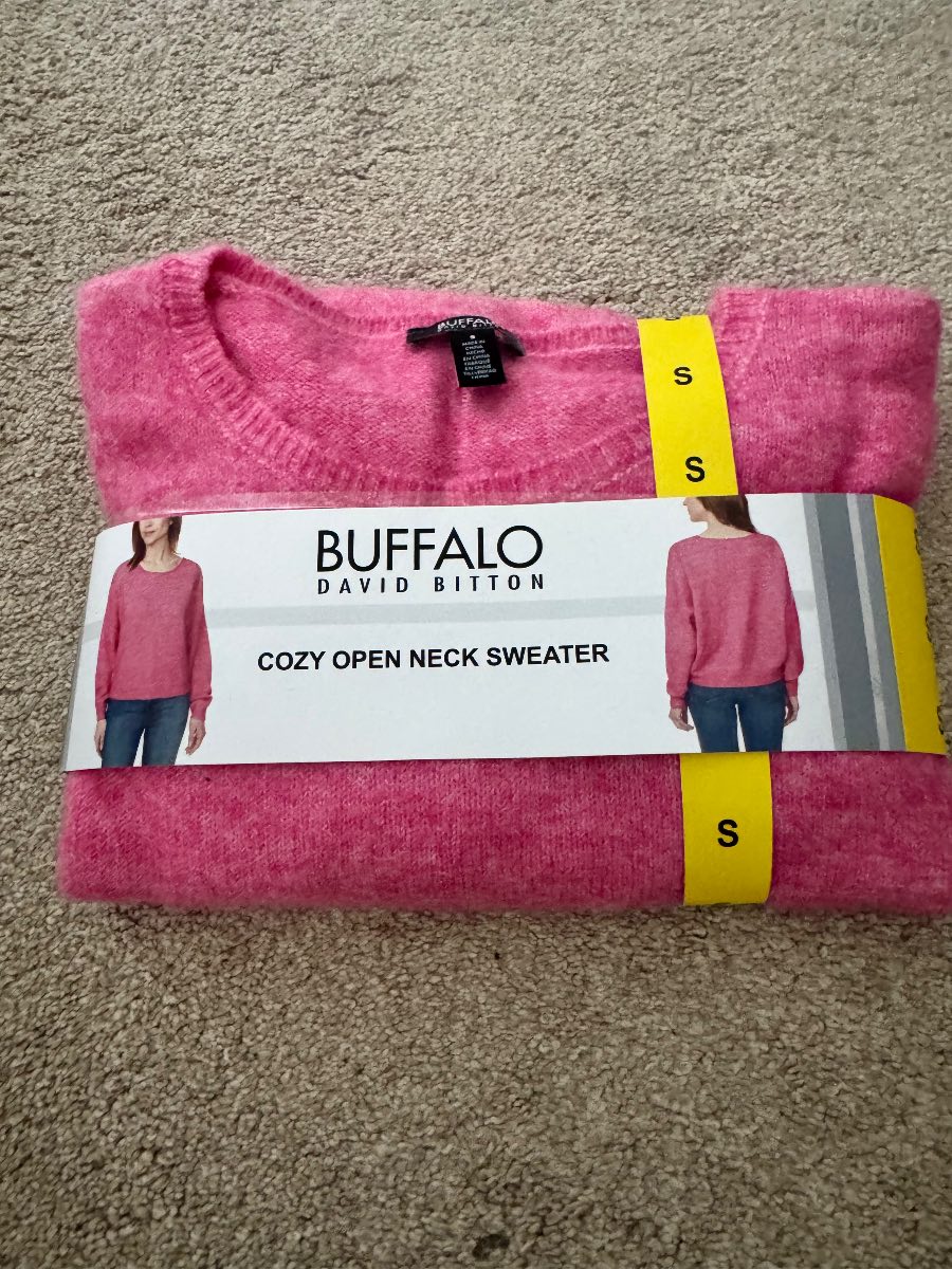 Brand new Buffalo David Bitton Pink Lightweight Knit Jumper – Size Small