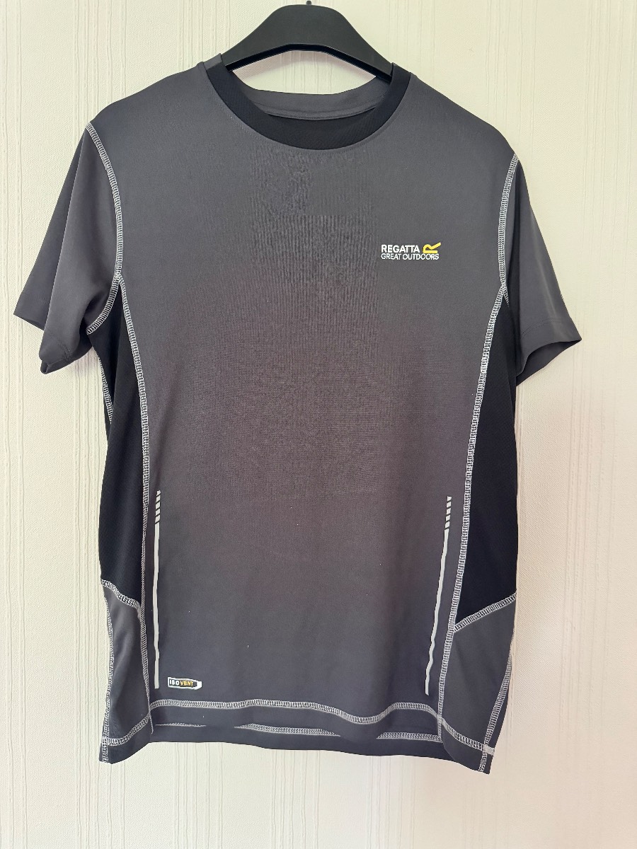 Regatta Great Outdoors Black Performance Sports T-Shirt – Size M